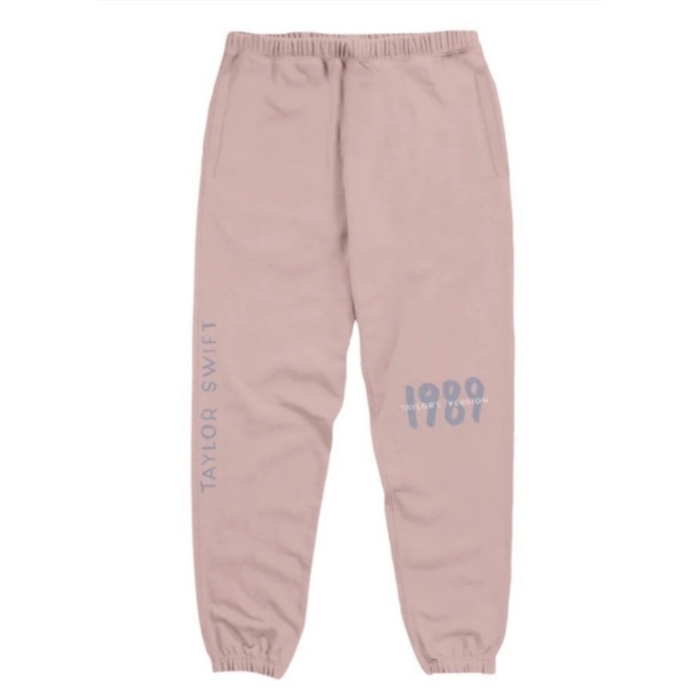 Taylor Swift - 1989 (Taylor's Version) Pink Jogger Sweatpants - Medium